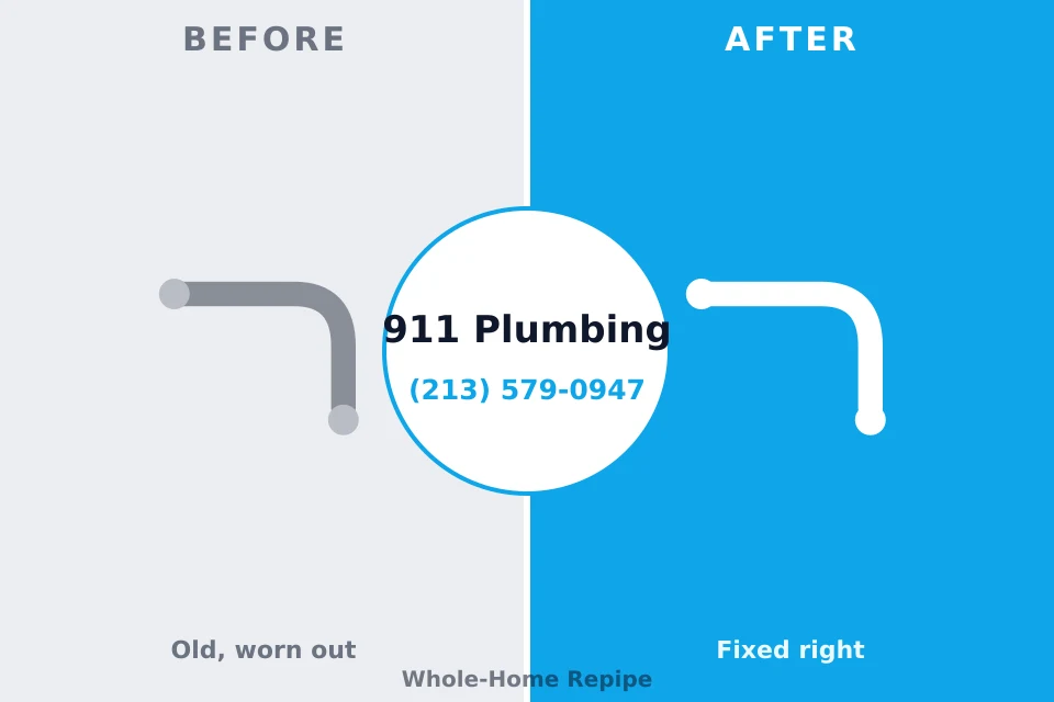Before and after: plumbing company Grayson, KY